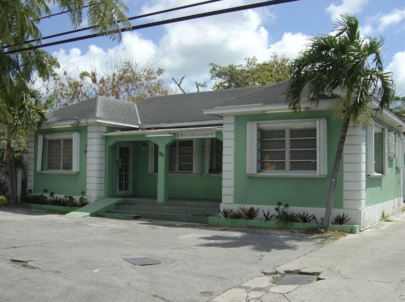 The Neoplastic Cytology Laboratory building on Collins Avenue, Nassau